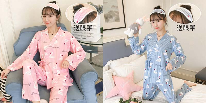 Đồ Ngủ Nữ Pijama Phong Cách Nhật